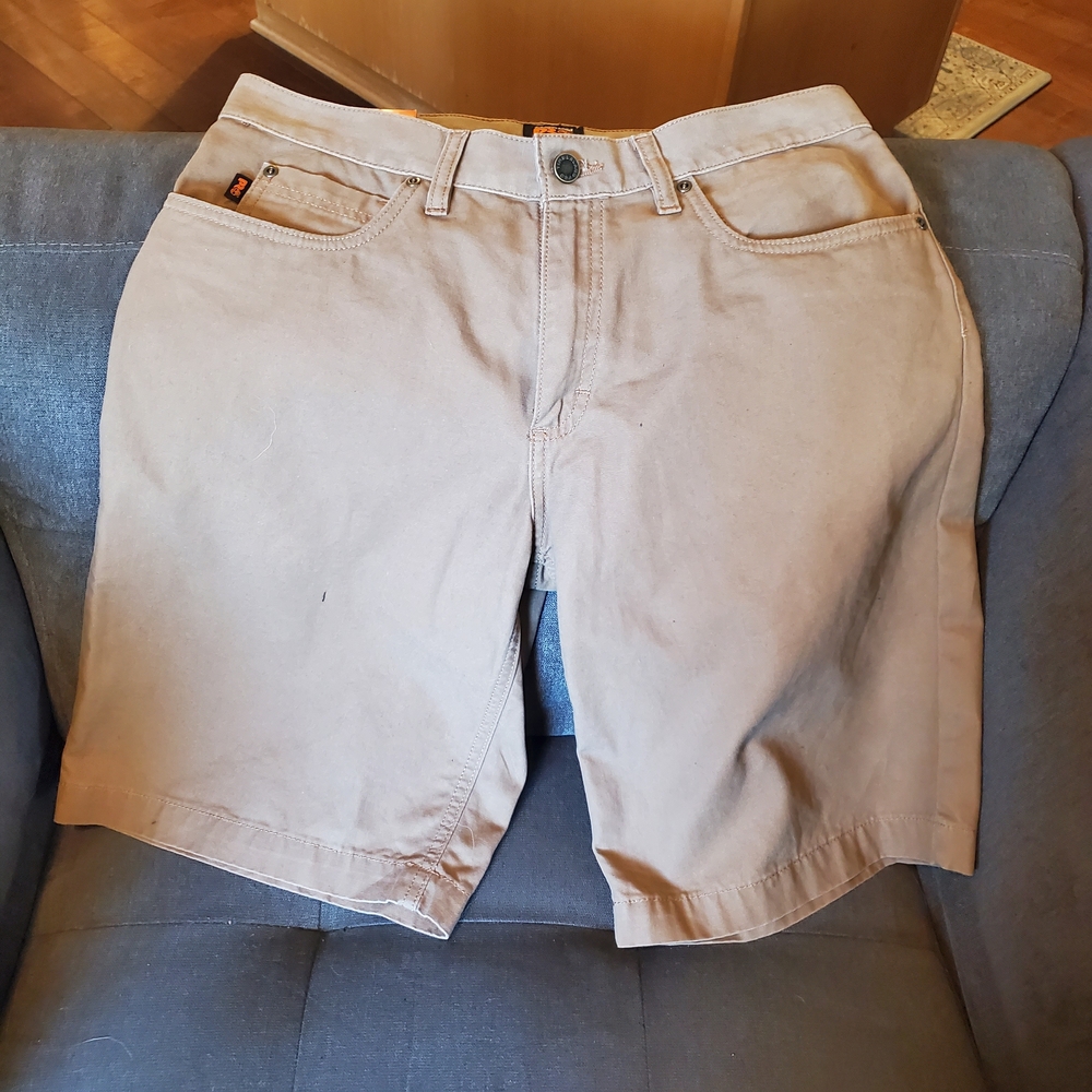 Timberland Men's Khaki Work-Style Hybrid Shorts